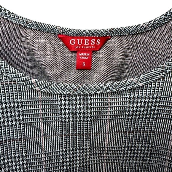GUESS Plaid Blazer with Matching Crop Top Size Small - Picture 5 of 11